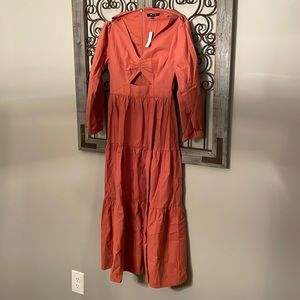 NWT Madewell dress boho linen unworn.